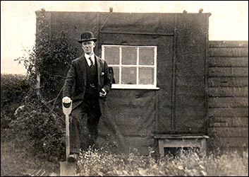 George on his allotment