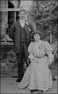 Christmas Day 1909 - wedding day