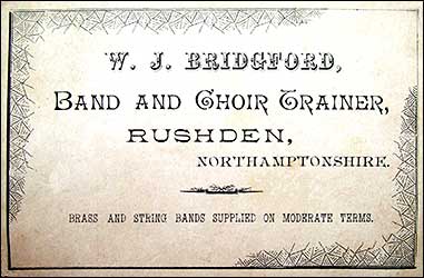 band and choir trainer - card