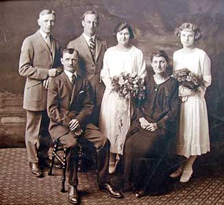 Florence with the Cooch family