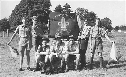 David with the Chelveston Scouts