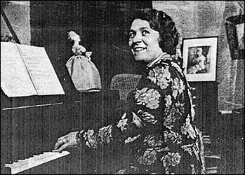 Ella playing the piano