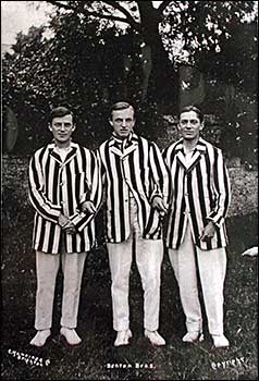Twins with their brother Don