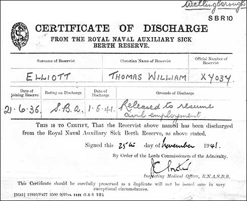 Discharge 1941