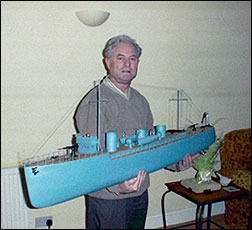 Brian with restored boat