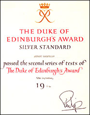 Silver D of E
