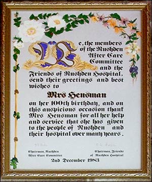 illuminated address