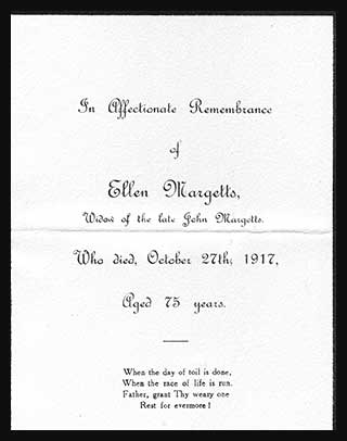 Mortuary letter
