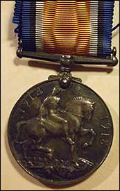 the back of the medal