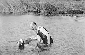 Frank and Annie Warner at Ditchford