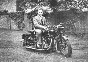Geoff on his motorbike