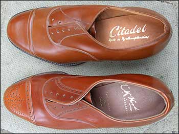 C K Woods sample shoes