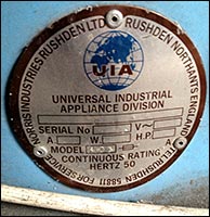 Vacuum cleaner label