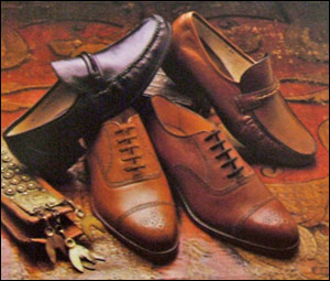 Picture of Grenson's shoes showing how finishing adds to their attractiveness