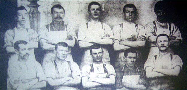 Jaques & Clark Lasting Team c1898