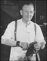 Picture of Bill Millard hard at work.