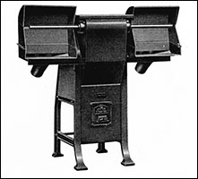 Picture of a Brushing machine from Fred Hawkes catalogue