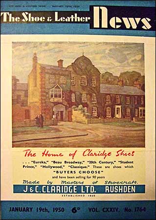 1950 cover of Shoe & leather News