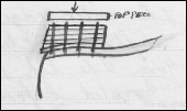 Drawing showing outside heel attaching