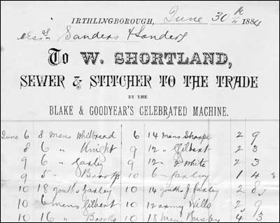 invoice for stitching