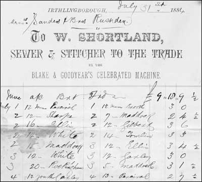 Another invoice for stitching