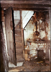 the copper for boiling water is in the outhouse