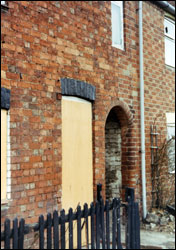 Alleyway into the yard behind