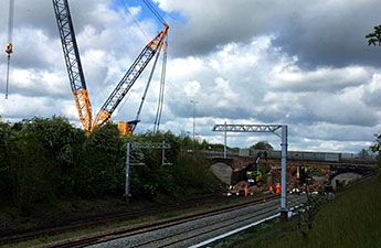 demolition of old bridge