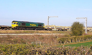 engineering train at work