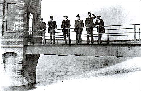 Members of Higham Ferrers Labour Party at the Valve Tower.