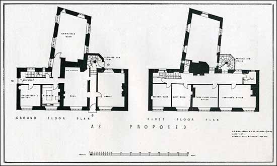 Proposed Plan of Coffee Tavern