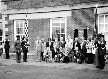 Unveiling the plaque