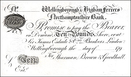 bank note unused