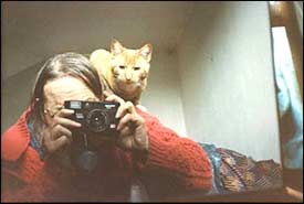 Jean the photographer with cat