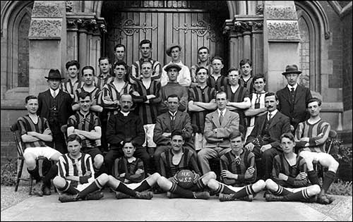 Wesleyan Sunday School Football team