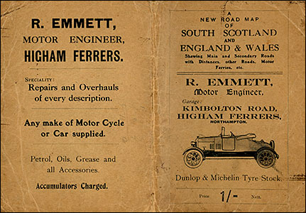 Emmett's Garage map
