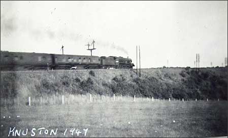 train at Knuston