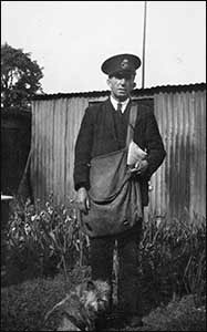 Jack with his bag of post