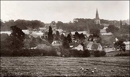 View across the village
