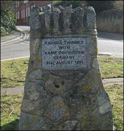 Stone on the green