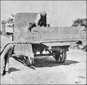 a lorry at the works