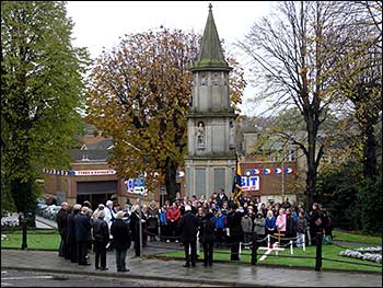 Service of dedication of the memorial gardens