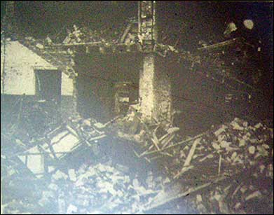 Roberts Street after the bombing