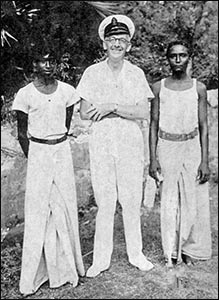 with two assistants