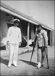 with a patient