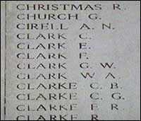 the memorial wall