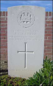 Gravestone in France