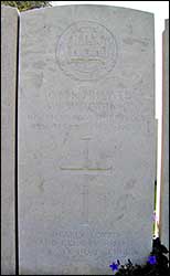 Gravestone in France