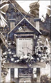 close-up of the shrine
