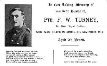 memorial card